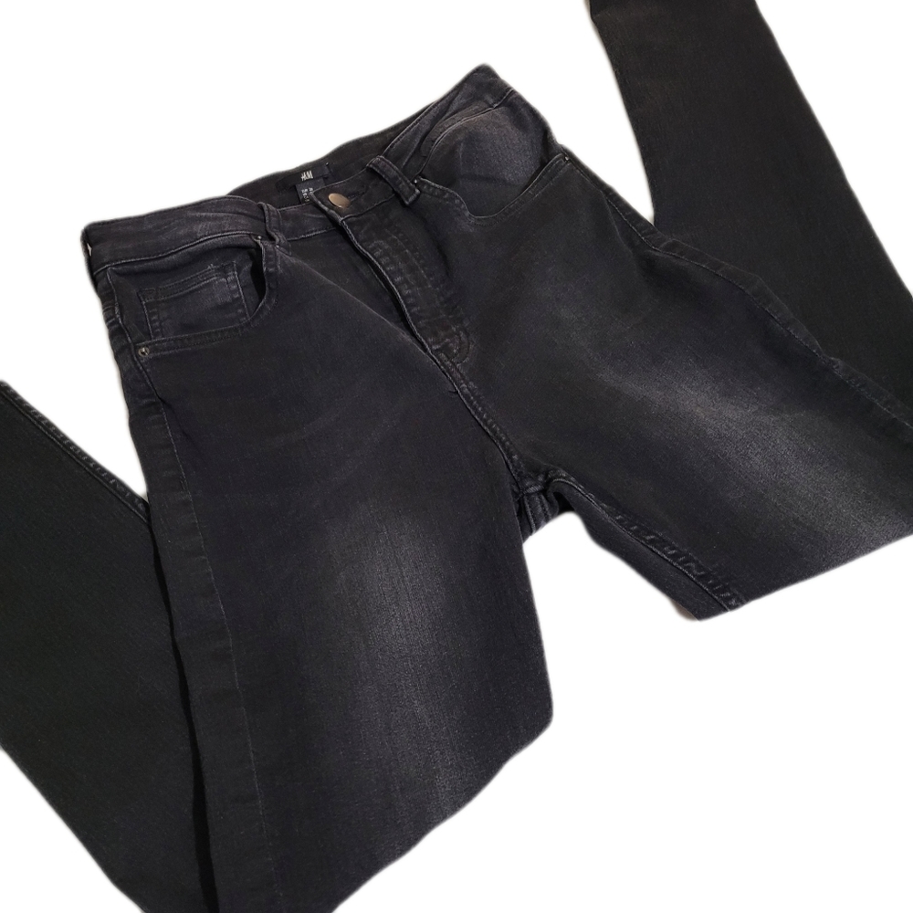 2/$20 H&M Women's skinny jeans black 8